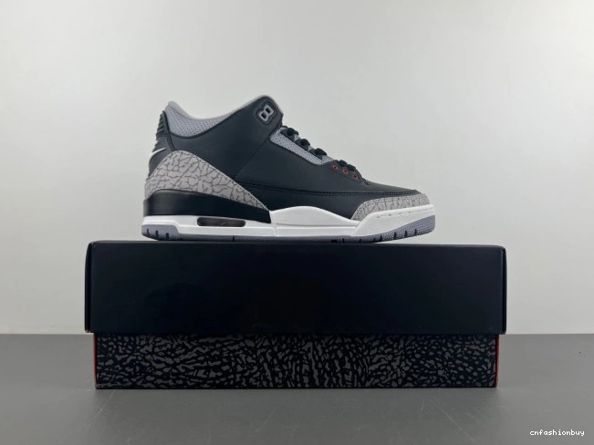 Black Cement Air 3 DN3707-010 Jordan 0802